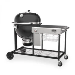 Barbecue à Charbon Weber Summit Kamado S6 Grill Center GBS Ø 61 Cm -BarbuArt Boutique 18501104 weber kamado gauche