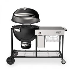 Barbecue à Charbon Weber Summit Kamado S6 Grill Center GBS Ø 61 Cm -BarbuArt Boutique 18501104 weber kamado ouvert