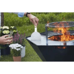 Support + Grille Surélevée Dynamic Centre Pour Brasero Barbecook Nestor -BarbuArt Boutique 64758 support cuisson dynamic brasero barbecook nestor spatule