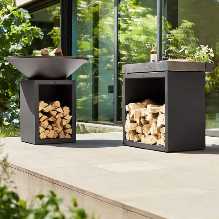 Meuble OFYR Butcher Block Storage 90 Black - Céramique Gris Anthracite 4 Meuble OFYR Butcher Block Storage 90 Black - Céramique Gris Anthracite – Image 2