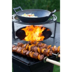 Support Wok / Cocotte Dynamic Centre Pour Brasero Barbecook Nestor -BarbuArt Boutique bc acc 7456 support wok cocotte dynamic brasero barbecook nestor brochettes 1
