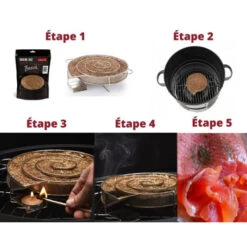 Kit Générateur De Fumée Froide Barbecook + 1 Sachet De Sciure 9 Kit Générateur De Fumée Froide Barbecook + 1 Sachet De Sciure -BarbuArt Boutique bc smo 5016 fumoir a froid sciure barbecook utilisation 1 2