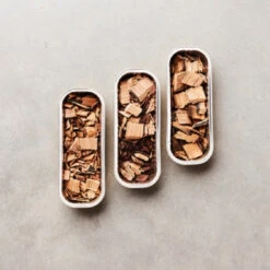 3 Sortes De Copeaux De Fumage Barbecook - Chêne, Whisky Et Vin Rouge