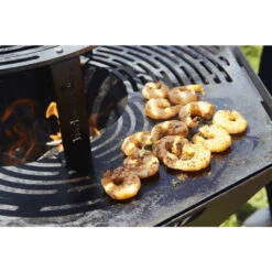 Brasero Plancha Barbecook Nestor Original - Acier Noir Galvanisé -BarbuArt Boutique bc woo 6022 brasero barbecook nestor original acier galvanise nourriture plaque