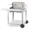 Barbecue à Charbon Le Marquier Exclusive Mendy + Chariot - Inox 2 Barbecue à Charbon Le Marquier Exclusive Mendy + Chariot - Inox -BarbuArt Boutique bcm54i barbecue charbon le marquier exclusive mendy chariot inox