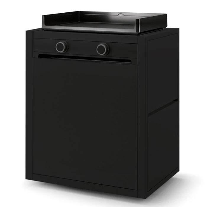 Pack Plancha à Gaz Forge Adour MODERN 60 Acier Noir + Chariot 3 Pack Plancha à Gaz Forge Adour MODERN 60 Acier Noir + Chariot – Image 2