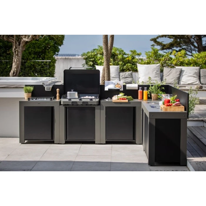 Cuisine D'extérieur ENO Modulo Acier Pour Plancha - 5 Modules 3 Cuisine D'extérieur ENO Modulo Acier Pour Plancha - 5 Modules