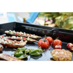 Pack Plancha électrique Forge Adour MODERN 45 Acier Noir + Chariot -BarbuArt Boutique cuisson plancha forge adour modern 2