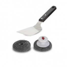 Kit De Nettoyage Pour Plancha Le Marquier (1 Spatule + Boules Inox) 3 Kit De Nettoyage Pour Plancha Le Marquier (1 Spatule + Boules Inox)
