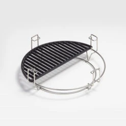 Kamado Joe Grille De Cuisson En Fonte Demi-lune - Barbecue Classic Joe Kamado -BarbuArt Boutique kj hcicg half moon cast iron cooking grate d c