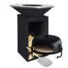 Pack Brasero Plancha OFYR Classic 85 Noir Avec Stockage + Four à Pizza -BarbuArt Boutique pack ocsb 85 four pizza 1