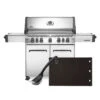 Pack Barbecue à Gaz Napoleon PRESTIGE 665 RSIB + Plancha Et Brosse -BarbuArt Boutique pack p665rsibpss fr plancha brosse