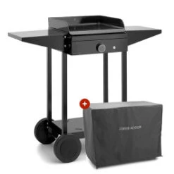 Pack Plancha à Gaz Forge Adour ORIGIN 45 Acier + Chariot Et Housse