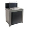 Modulo Table De Cuisson Master 2 Brûleurs - Coloris Gris Cargo - Pour Cuisine D'extérieur ENO -BarbuArt Boutique pmod7006 1 cuisine exterieur modulo master 2 gris cargo eno