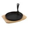 Poêle En Fonte + Dessous De Plat Bambou Pour Barbecue Barbecook -BarbuArt Boutique poele sous plat bambou barbecook