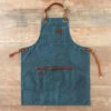 Tablier Barbecue Toile Waxée Alaskan Maker 547 - Bleu Canard 1 Tablier Barbecue Toile Waxée Alaskan Maker 547 - Bleu Canard -BarbuArt Boutique tablier alaskan maker 2
